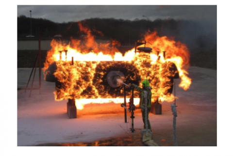 SPARK-Essais de feu torche impactant un équipement